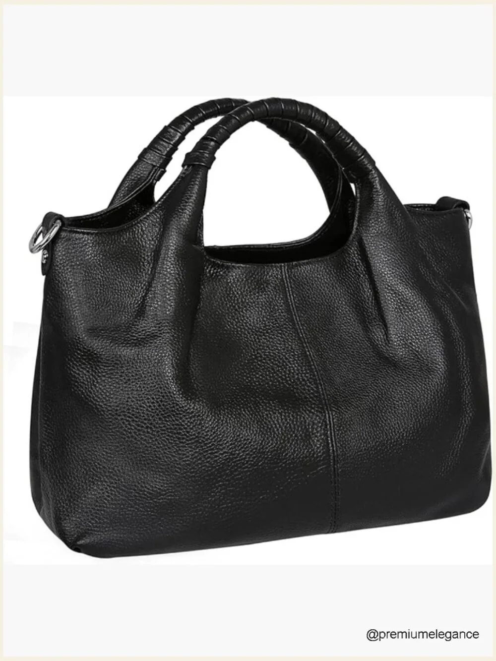 Genuine Leather Top Handle Satchel Crossbody Bag Tote